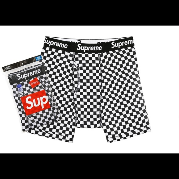 supreme boxers checkered